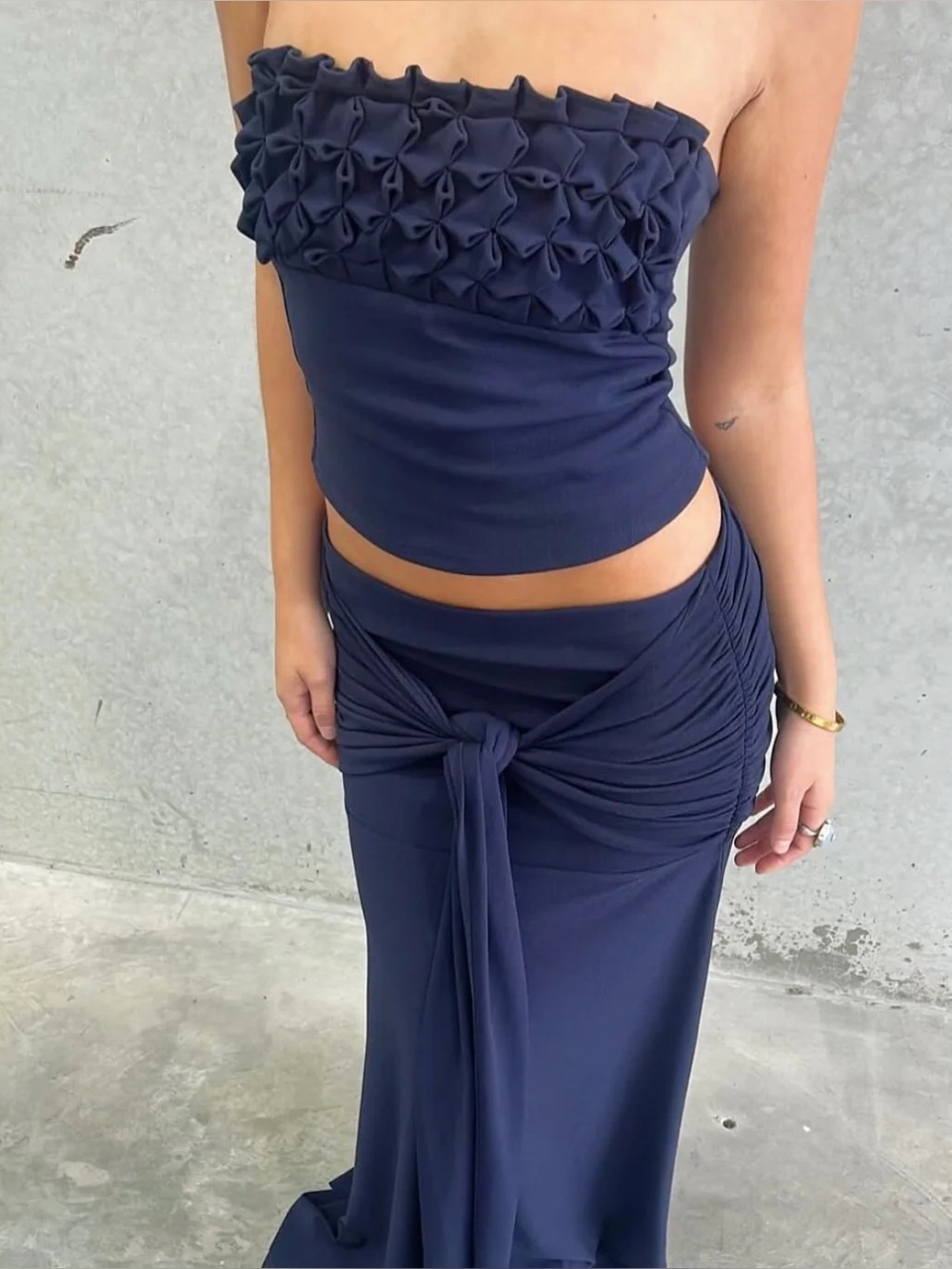 Ance Gria Jude top in navy